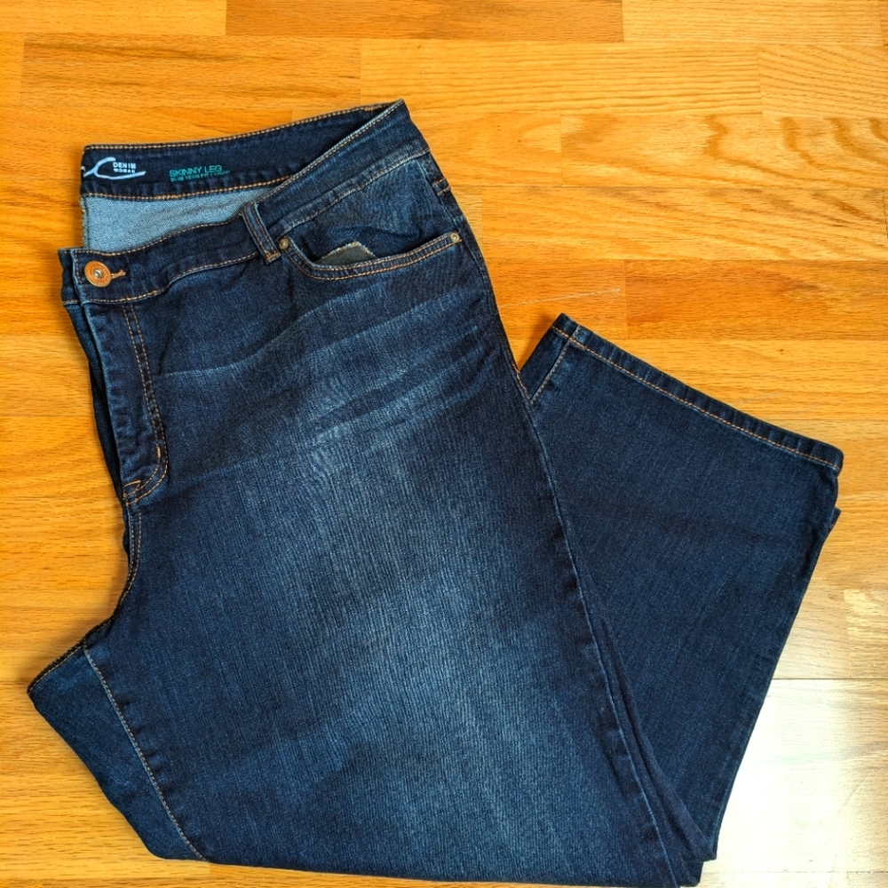 INC INTERNATIONAL CONCEPTS JEANS 👖 WOMEN'S SIZE 22 W Dark Navy blue